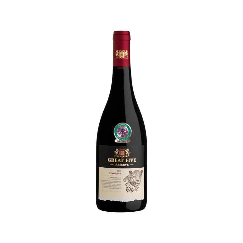Great Five Reserve Pinotage 2018 Premium Wine from South Africa