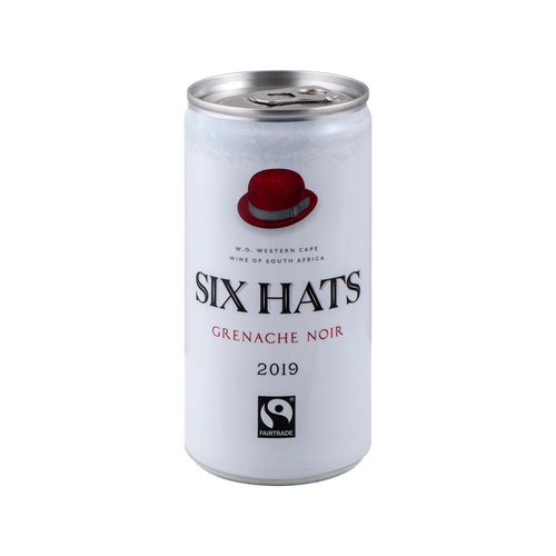 Six Hats Grenache Noir Wine Can 2019 from South Africa in Hong Kong
